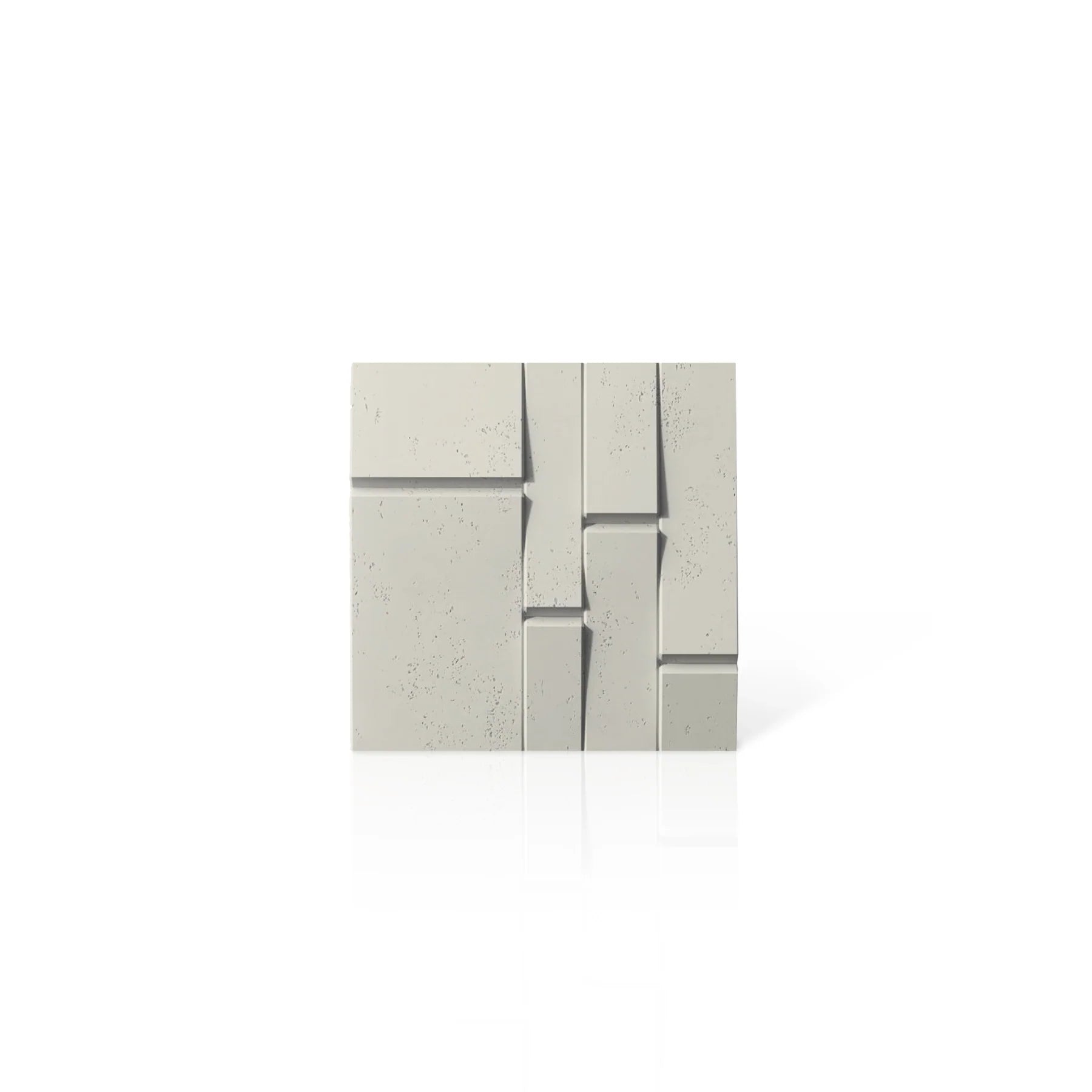 3D Concrete Wall Panels BREAK OUT colour swatch on white background DecorMania.eu